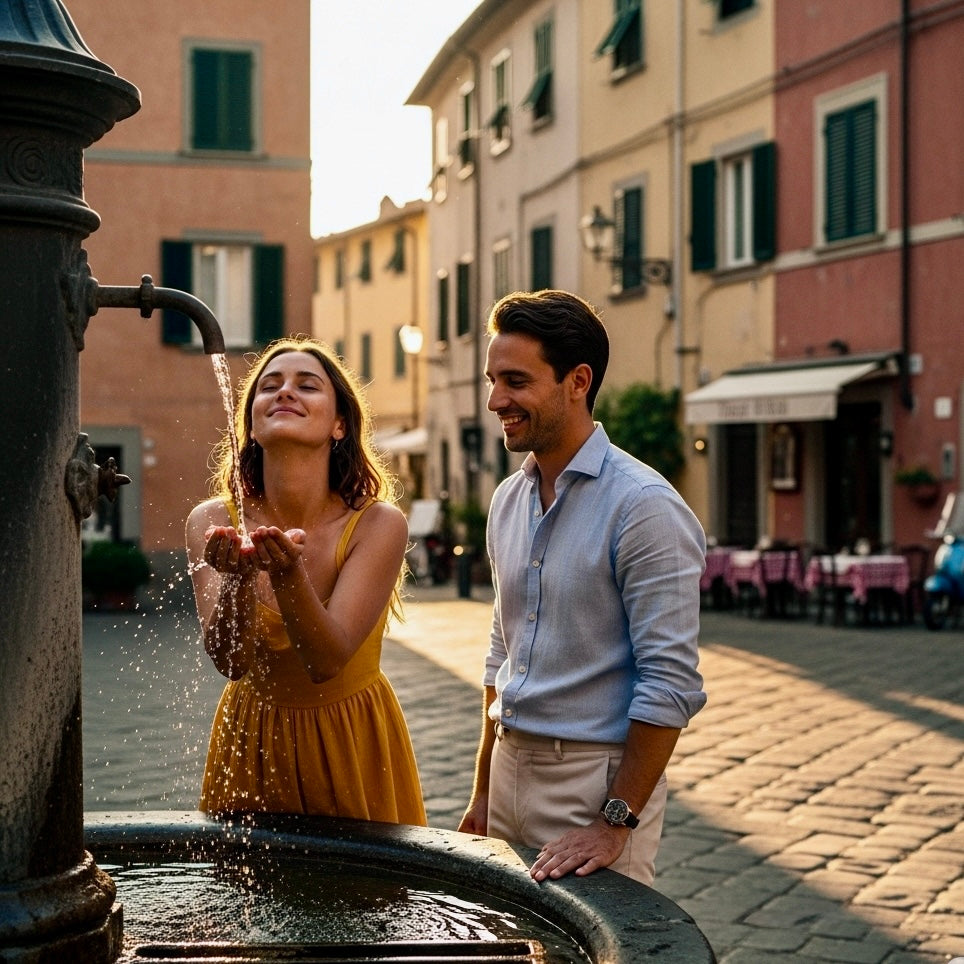 Hydration, Italian style: all taste, no flavours